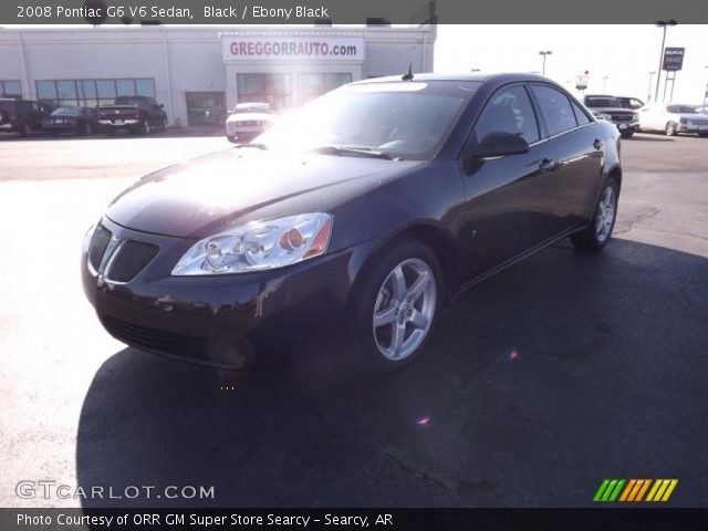 2008 Pontiac G6 V6 Sedan in Black