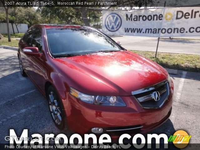 2007 Acura TL 3.5 Type-S in Moroccan Red Pearl