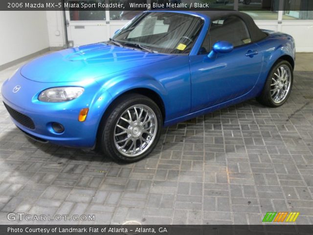 2006 Mazda MX-5 Miata Sport Roadster in Winning Blue Metallic