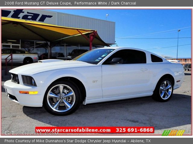 2008 Ford Mustang GT Deluxe Coupe in Performance White
