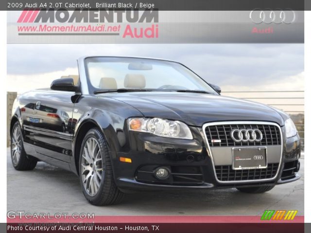 2009 Audi A4 2.0T Cabriolet in Brilliant Black