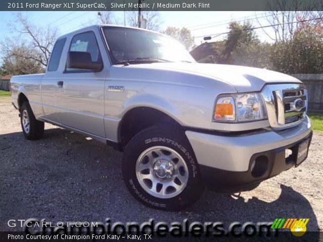 2011 Ford Ranger XLT SuperCab in Silver Metallic