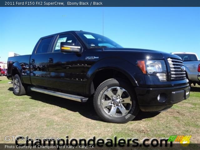 2011 Ford F150 FX2 SuperCrew in Ebony Black