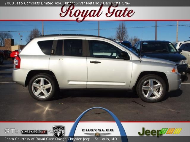 2008 Jeep Compass Limited 4x4 in Bright Silver Metallic