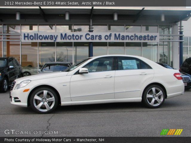 2012 Mercedes-Benz E 350 4Matic Sedan in Arctic White