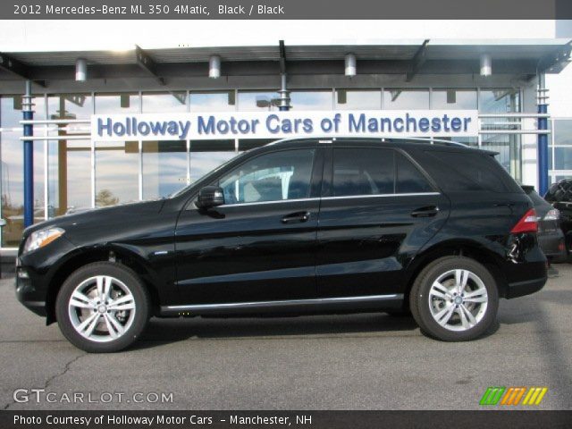 2012 Mercedes-Benz ML 350 4Matic in Black