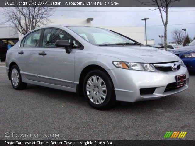 2010 Honda Civic DX-VP Sedan in Alabaster Silver Metallic