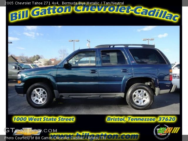 2005 Chevrolet Tahoe Z71 4x4 in Bermuda Blue Metallic