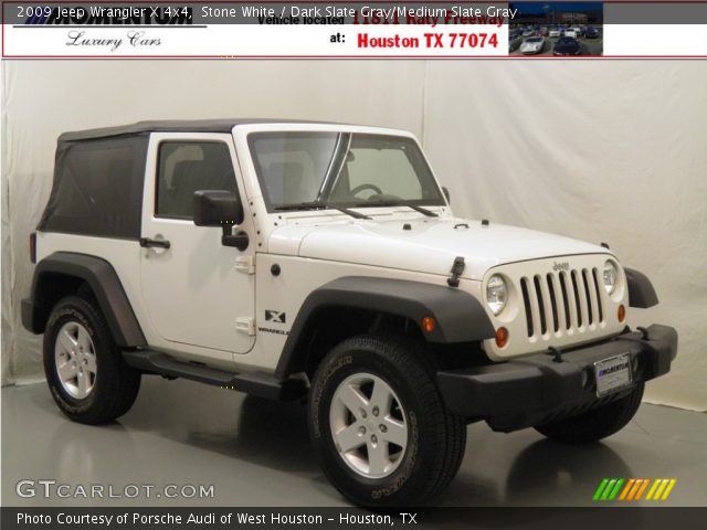 2009 Jeep Wrangler X 4x4 in Stone White