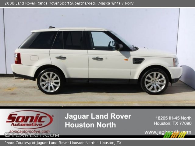 2008 Land Rover Range Rover Sport Supercharged in Alaska White