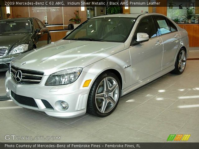 2009 Mercedes-Benz C 63 AMG in Iridium Silver Metallic