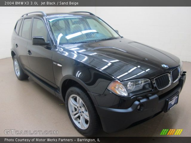 2004 BMW X3 3.0i in Jet Black