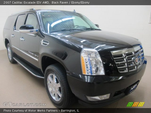 2007 Cadillac Escalade ESV AWD in Black Raven