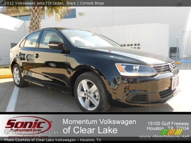 2012 Volkswagen Jetta TDI Sedan in Black