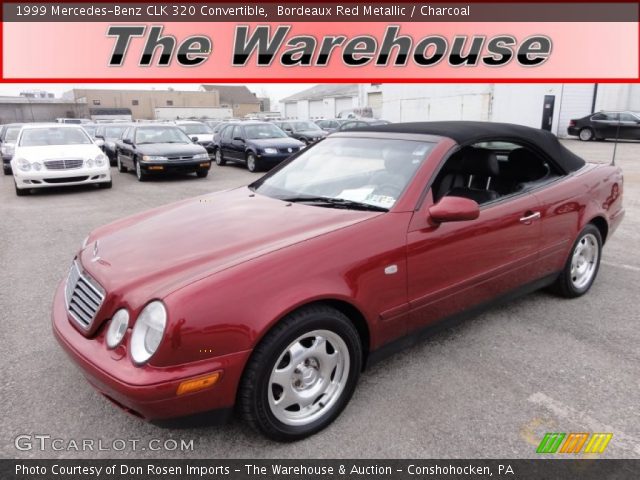 1999 Mercedes-Benz CLK 320 Convertible in Bordeaux Red Metallic