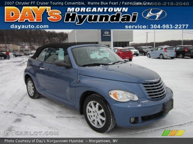 2007 Chrysler PT Cruiser Touring Convertible in Marine Blue Pearl