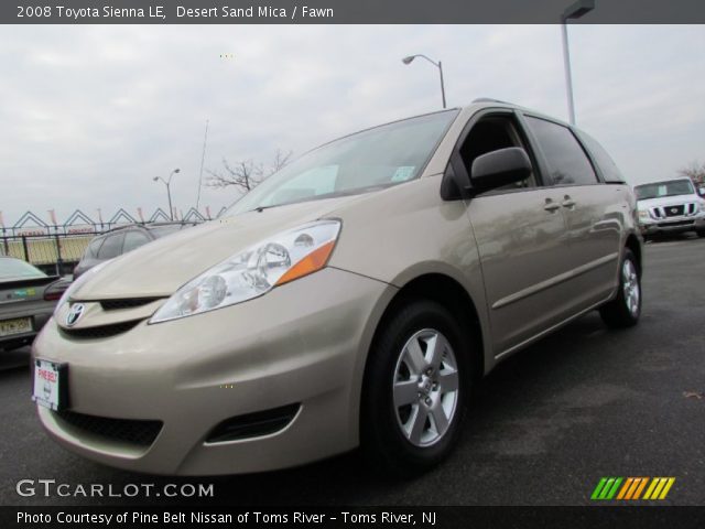 2008 Toyota Sienna LE in Desert Sand Mica