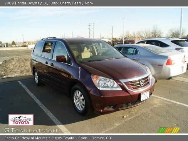 2009 Honda Odyssey EX in Dark Cherry Pearl