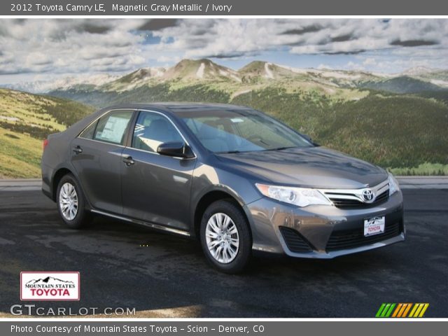 2012 Toyota Camry LE in Magnetic Gray Metallic