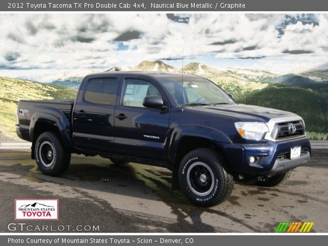 2012 Toyota Tacoma TX Pro Double Cab 4x4 in Nautical Blue Metallic