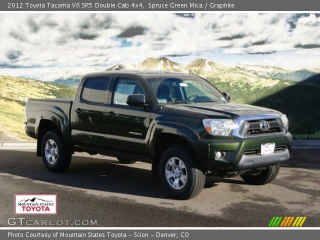 2012 Toyota Tacoma V6 SR5 Double Cab 4x4 in Spruce Green Mica