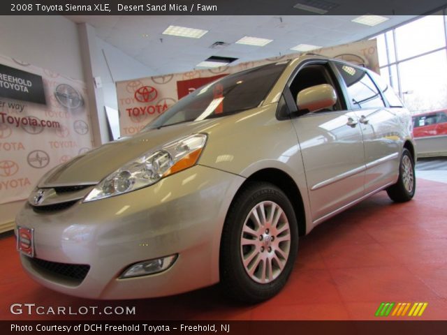 2008 Toyota Sienna XLE in Desert Sand Mica