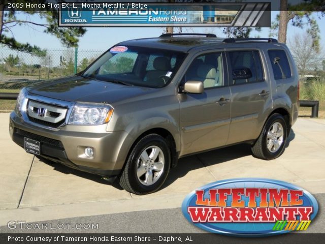 2009 Honda Pilot EX-L in Mocha Metallic