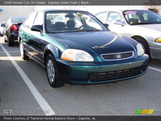 1998 Honda Civic DX Sedan in Cypress Green Pearl