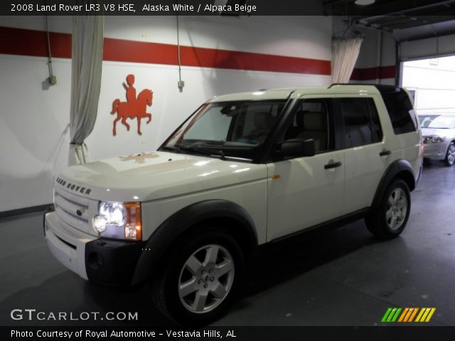 2008 Land Rover LR3 V8 HSE in Alaska White