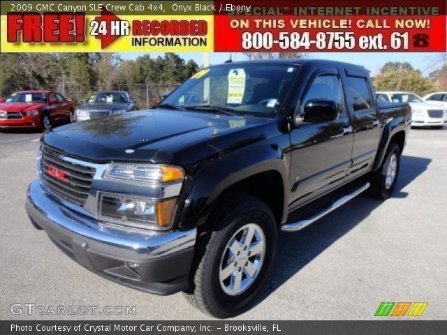 2009 GMC Canyon SLE Crew Cab 4x4 in Onyx Black