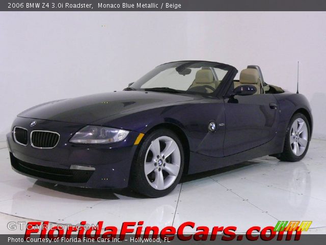 2006 BMW Z4 3.0i Roadster in Monaco Blue Metallic