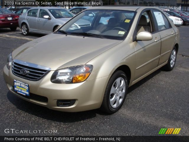 2009 Kia Spectra EX Sedan in Sand Beige Metallic