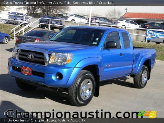 2010 Toyota Tacoma PreRunner Access Cab in Speedway Blue