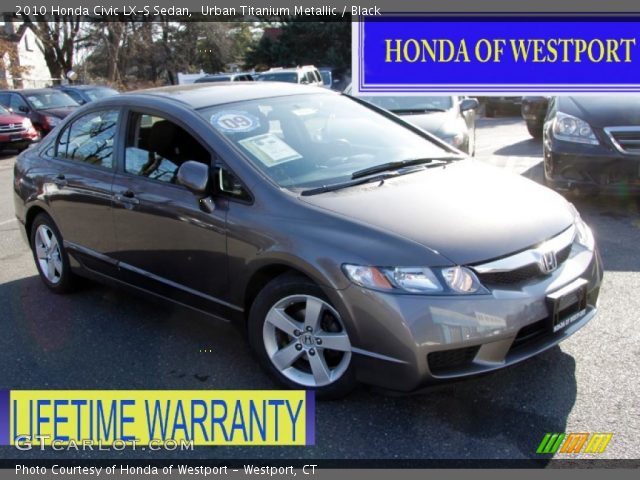 2010 Honda Civic LX-S Sedan in Urban Titanium Metallic