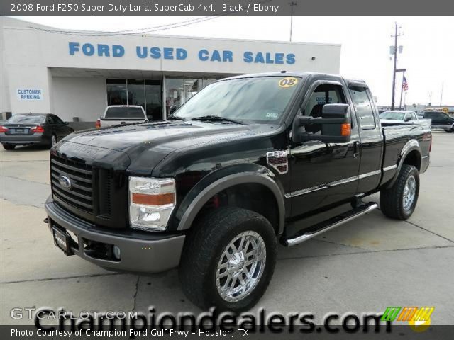 2008 Ford F250 Super Duty Lariat SuperCab 4x4 in Black