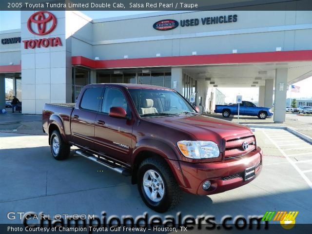 2005 Toyota Tundra Limited Double Cab in Salsa Red Pearl