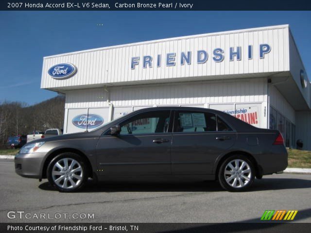 2007 Honda Accord EX-L V6 Sedan in Carbon Bronze Pearl