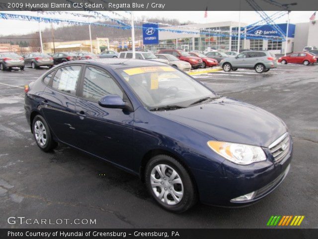 2009 Hyundai Elantra GLS Sedan in Regatta Blue