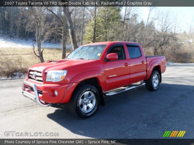 2007 Toyota Tacoma V6 TRD Sport Double Cab 4x4 in Radiant Red