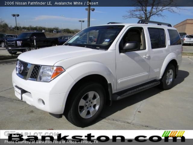 2006 Nissan Pathfinder LE in Avalanche White