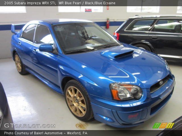 2005 Subaru Impreza WRX STi in WR Blue Pearl