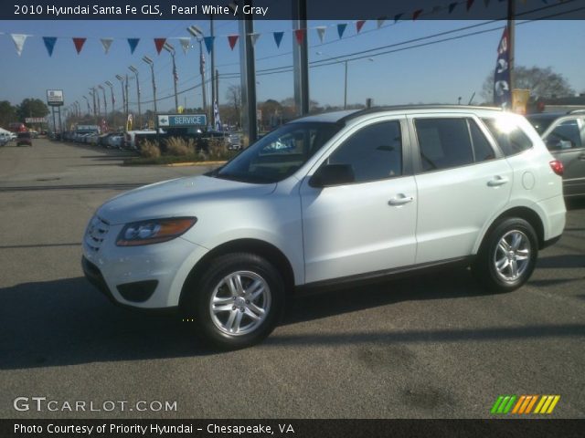 2010 Hyundai Santa Fe GLS in Pearl White