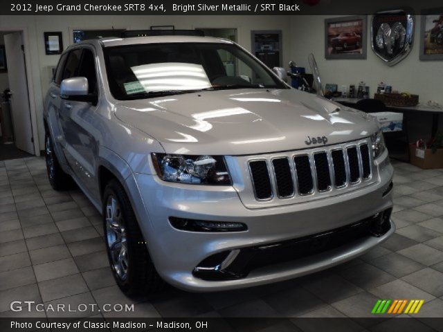 2012 Jeep Grand Cherokee SRT8 4x4 in Bright Silver Metallic