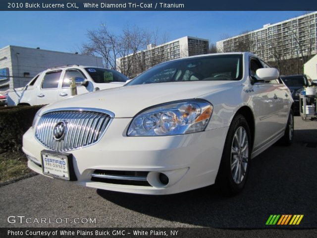 2010 Buick Lucerne CXL in White Diamond Tri-Coat