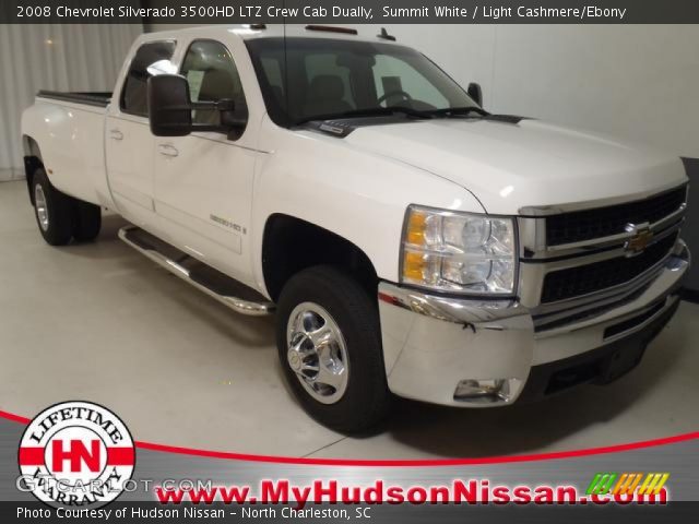 2008 Chevrolet Silverado 3500HD LTZ Crew Cab Dually in Summit White