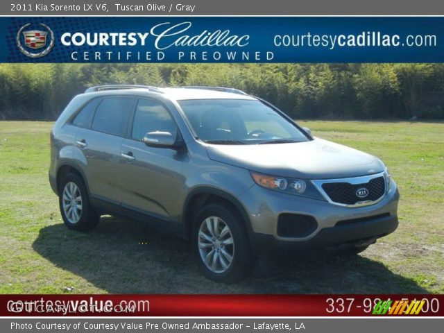 2011 Kia Sorento LX V6 in Tuscan Olive