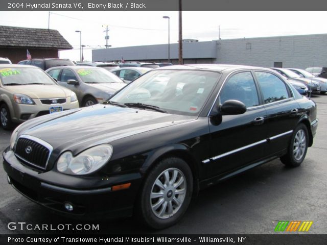 2004 Hyundai Sonata V6 in Ebony Black