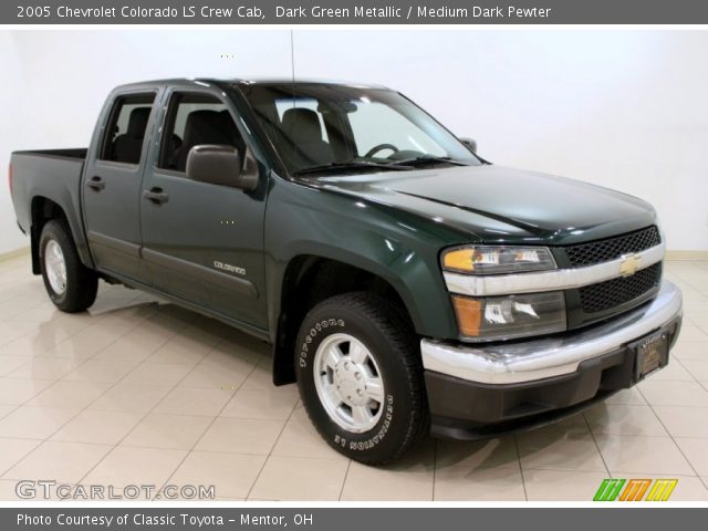 2005 Chevrolet Colorado LS Crew Cab in Dark Green Metallic