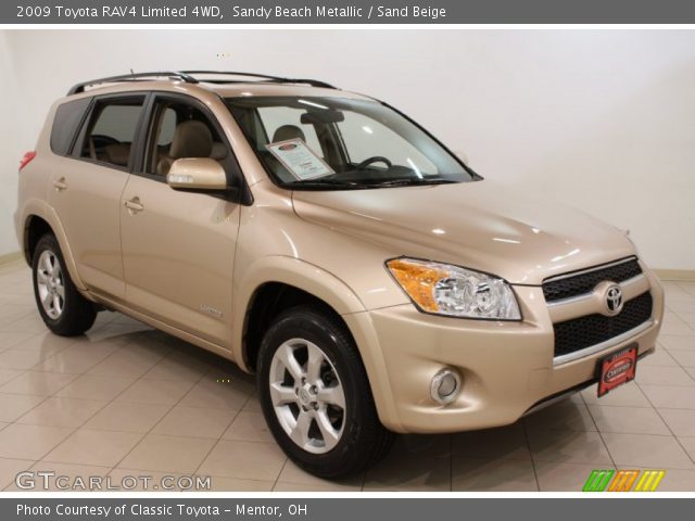 2009 Toyota RAV4 Limited 4WD in Sandy Beach Metallic