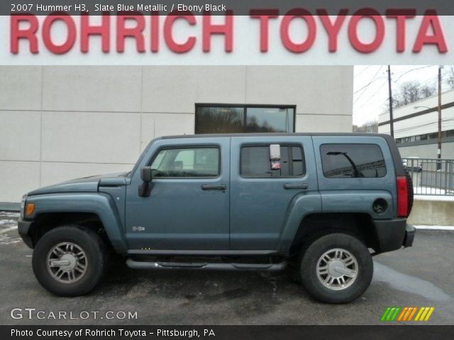 2007 Hummer H3  in Slate Blue Metallic